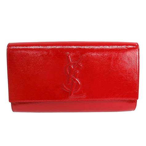 patent leather ysl clutch|YSL monogram clutch sale.